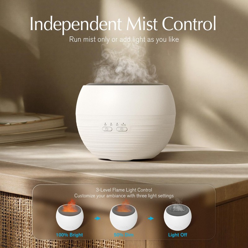 Flame Diffuser for Essential Oils, Essential Oil Diffuser for Home