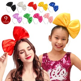 DF Gallery Dance Costume Accessory Solid Ribbon Headband S212AN2 Free Green