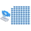 BOZXYE 80 Pcs 3/8"-16 Nylon Strut Channel Cone Nuts, Squeeze