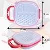 Kitchen Grater Stainless Steel with Container and Lid Professional Rasp