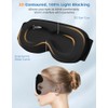 Mixiba Bluetooth Sleep Mask with 3D Contoured Cup