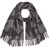 GANT Women's O2. Dove Scarf, Grey (Charcoal Melange), One Size