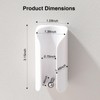 HAVICATO Electric Toothbrush Holder for Bathroom, Wall-Mounted Toothbrush Stand with
