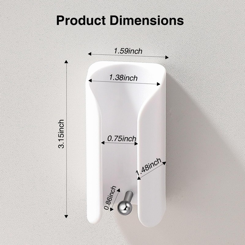 HAVICATO Electric Toothbrush Holder for Bathroom, Wall-Mounted Toothbrush Stand with
