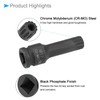 CoCud Impact Triple Square Spline Bit Socket, M17 Bit 1/2"