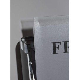 BUILDINGSIGNS.COM Elevator Certificate Notice Frame 6X9 (Aluminium, Card Size 6X9, Front Insert)