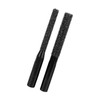 2Pcs Diamond Router Bits Black Brazed Straight Shank for Quartz
