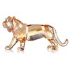 DOJOZ Crystal Tiger Figurine Animals Craft Home Decor Ornaments Collectible