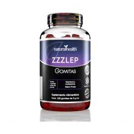 Natural Health Gomita Zzzlep Adulto Sabor Fresa 120 Pzs Sfn