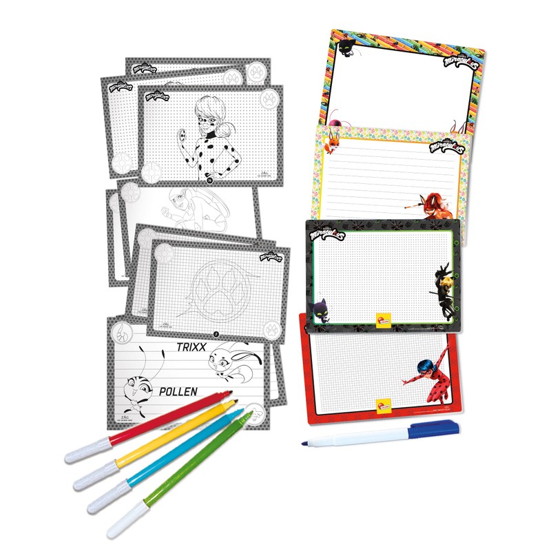 Lisciani Miraculus Lady Bug Drawing Kit, Creative Craft Sets for