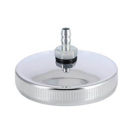 Tankdeckel Chrom mit Entlüftungsnippel - für Simson S50, S51, SR50, SR80, KR51 Schwalbe, SR4 Vogelserie - IWL