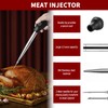 JY COOKMENT Stainless Steel Turkey Baster Baster Syringe for Cooking