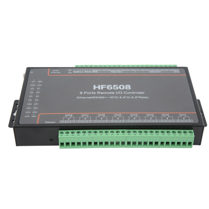 8 Ports Relay Network Controller 5‑40V DC RS485 Ethernet Data