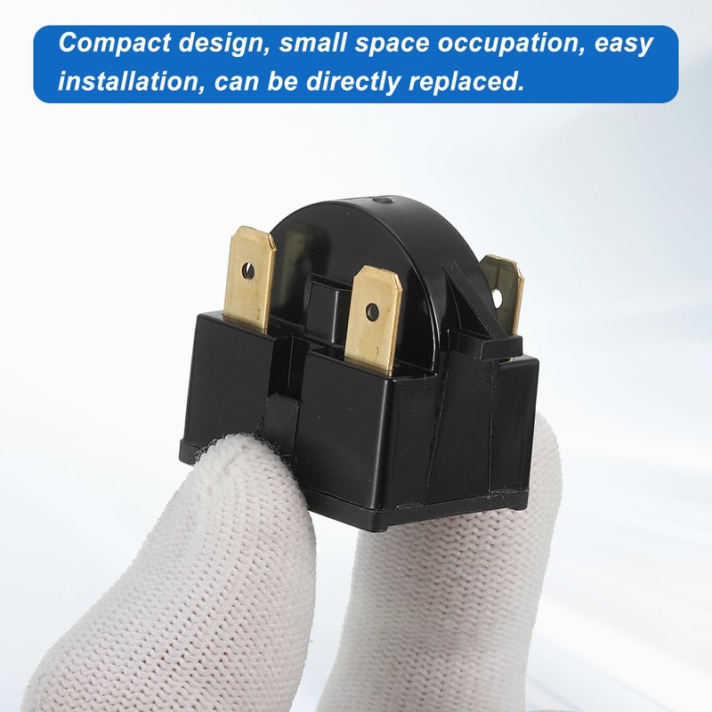 sourcing map PTC Refrigerator Starter Relay, 4.7 Ohm 1 Pin