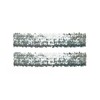 2PCS Sliver Sequin Headbands 5CM Wide lastic Sparkly Headband Glitter