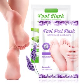 QOCUILC 2 Paia maschera piedi secchi screpolati, Maschera piedi esfoliante, Maschera per piedi