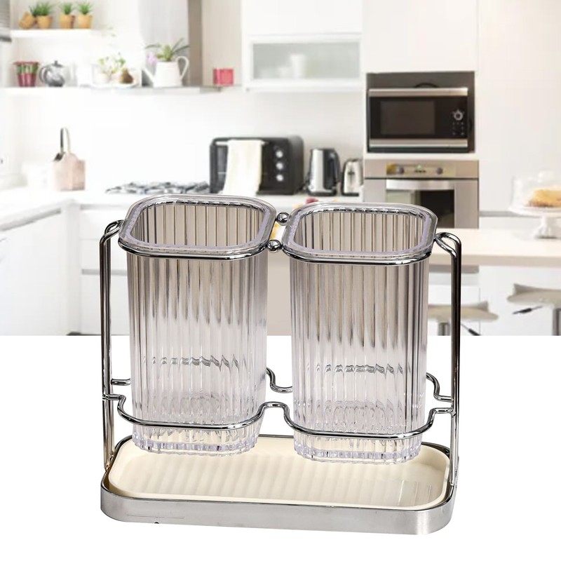Household Chopstick Tube Kitchen Knife Chopstick Organizer Plastic Chopstick Drainage