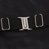 LUOEM Set of 3 Men's Satin Bow Tie Cummerbund Handkerchief