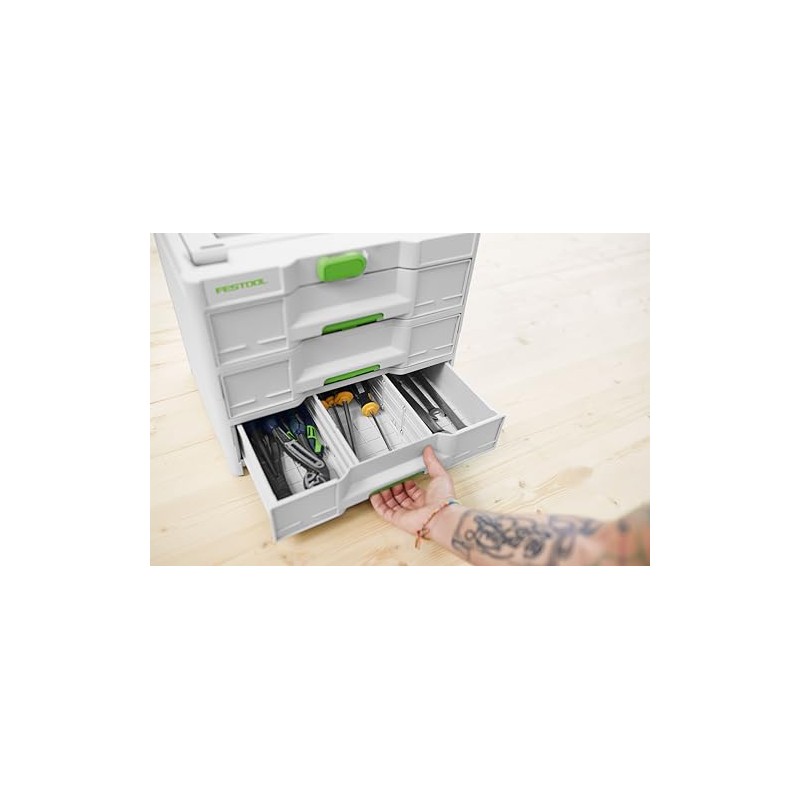 Festool Sortainer³ SYS3-SORT/3 M 337 (with dividers)