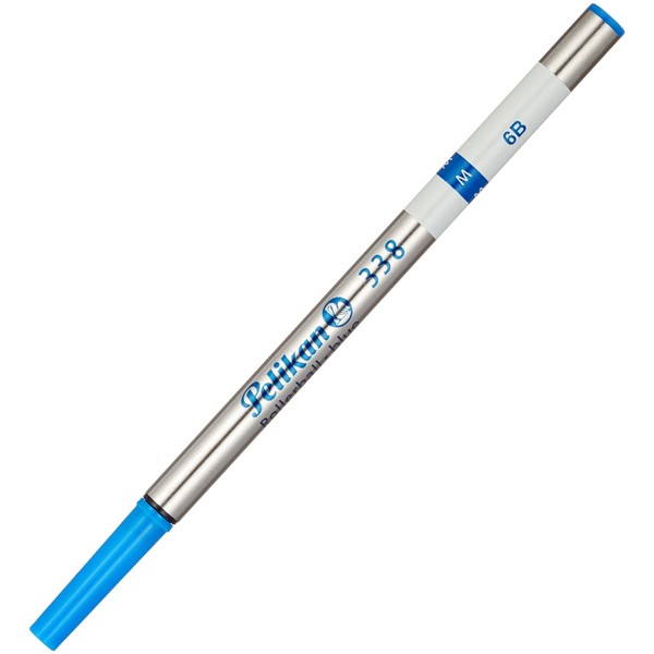 PELIKAN 338 M Roller Ball Pen Refill, Blue Ink, Medium Point, Pack of 10 (922187)