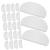 Ipetboom 50pcs Transparent Plastic Face Protectors Face Protections Facial Shield