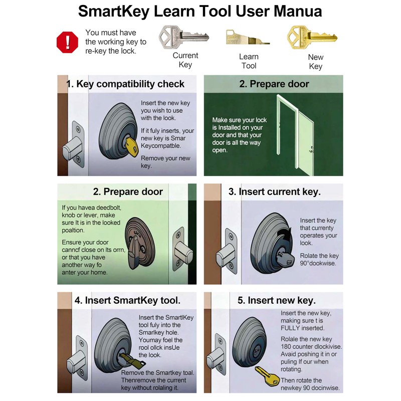 2 Pack SmartKey Learn Tool for Kwikset - Steel Rekeying