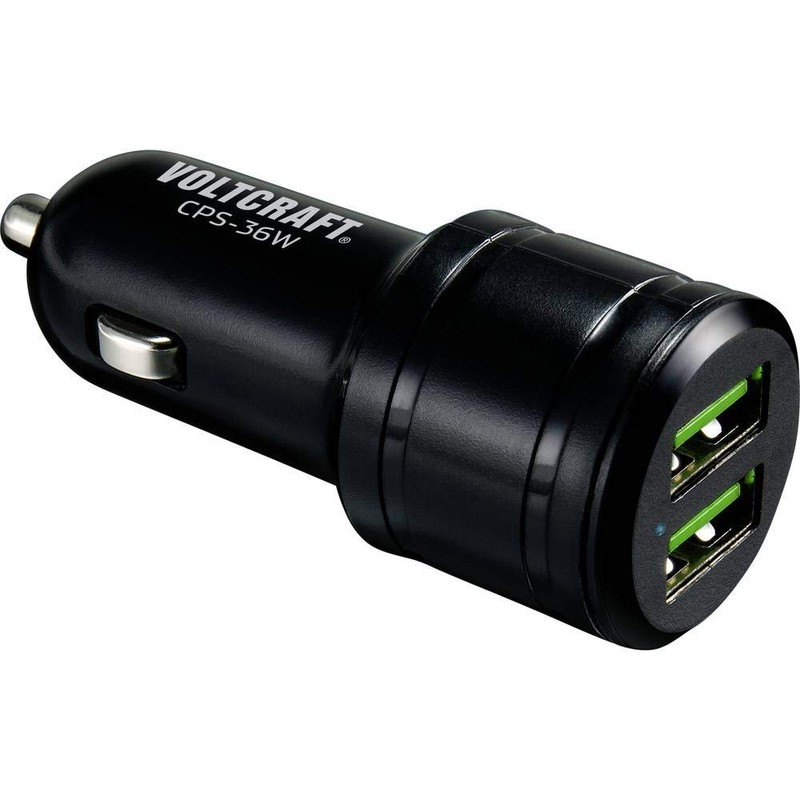 VOLTCRAFT CPS-36W USB Charger 36W Car Output Current (Max) 3A