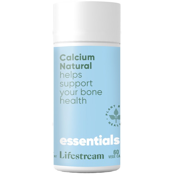 Natural Health>Health Products by Brand>Lifestream Lifestream Calcium Natural Vege Caps 60