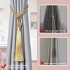 Pretty Jolly 2 Pack Long Tassel Curtain Tiebacks Handmade Braided