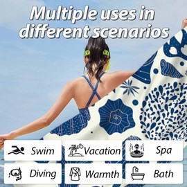 CINGHIA Bath Towels, Beach Towels, Large, Microfibre Beach Towel, Large, 75 x 150 cm, Beach Towel, Microfibre Beach Towel, Large Beach Towel for Beaches, Swimming, Diving, Sports