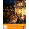 Pesken Solar String Lights Outdoor Waterproof, 54FT Patio Lights Solar