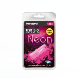 Integral 128GB Neon Pink USB 3.2 Gen 1 Flash-Laufwerk