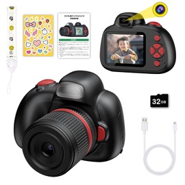 Toy Camera, Kids Camera, Children's Camera, Toy, 5 Years, 6 Years, 7 Years, Boys, Girls, Birthday Gift, 31 Megapixels, 20x Zoom, 1080P HD Recording, Built-in Flash, Auto Focus, Selfies, Smile