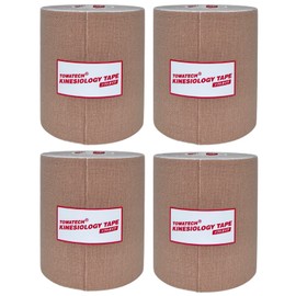Kinesiology Tape, Soft Type, 3.0 x 16.4 ft (75 x 5 m), 4 Kaniri, Wavy Treatment, Elastic Taping, Shoulders, Knees, Ankles, Wrists, Calves, Soles, Fingers, Kinesio Tape, 3.0 inches (7.5 cm)
