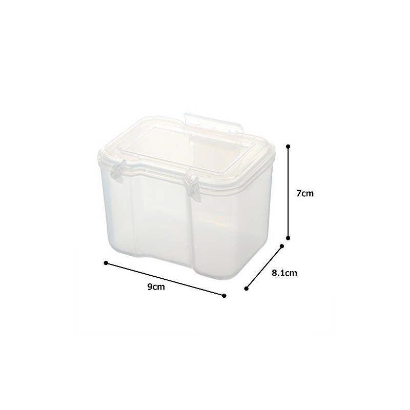 Iris Ohyama WC-90 Tool Box, Waist Case, Clear