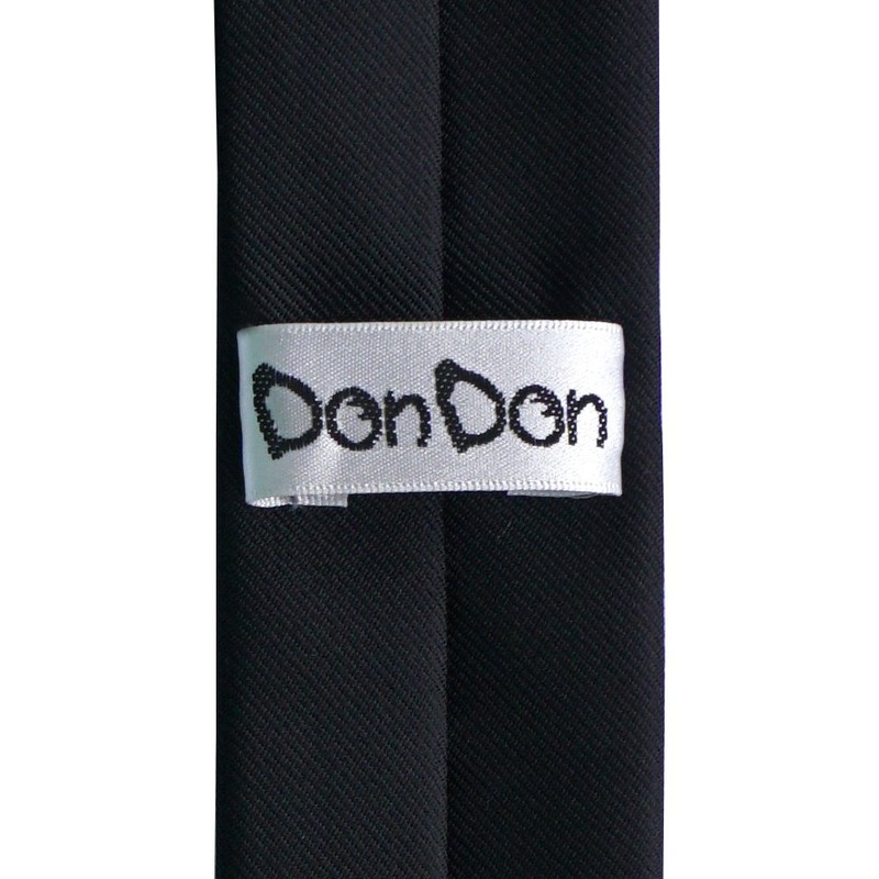 DonDon Men's Tie 6 cm Cotton Plain Checked and Polka