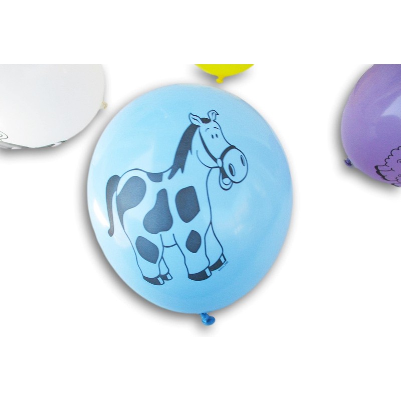 Farm Animal Balloons - 10 Pack - 11 Inch