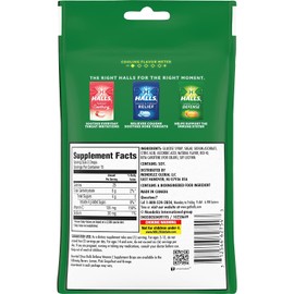 Halls Defense Vitamine C Assorted Citrus 30 Drops X 12 Packs