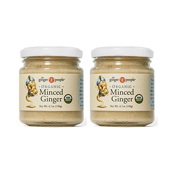 The Ginger People Organic Minced Ginger 6.7 Ounce (Pack of 2)
