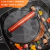 Brandon-super Heavy-Duty Cast Iron Smash Burger Press - Food Grade