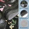 GarveeHome 2x6 Cat Washable Runner Rug for Kitchen, Soft Black