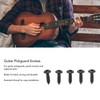 100PCS Guitar Pickguard Screws Metal Guard Plate Mounting Screw Electric
