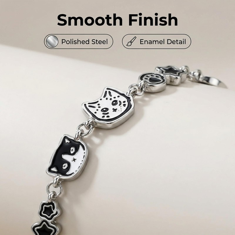 Cat Bracelets For Women Cat Lover Gifts For Women Cute