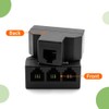 XANHAM XANHAM RJ11 Cable 3 Way Splitter 6P4C Connector Phone