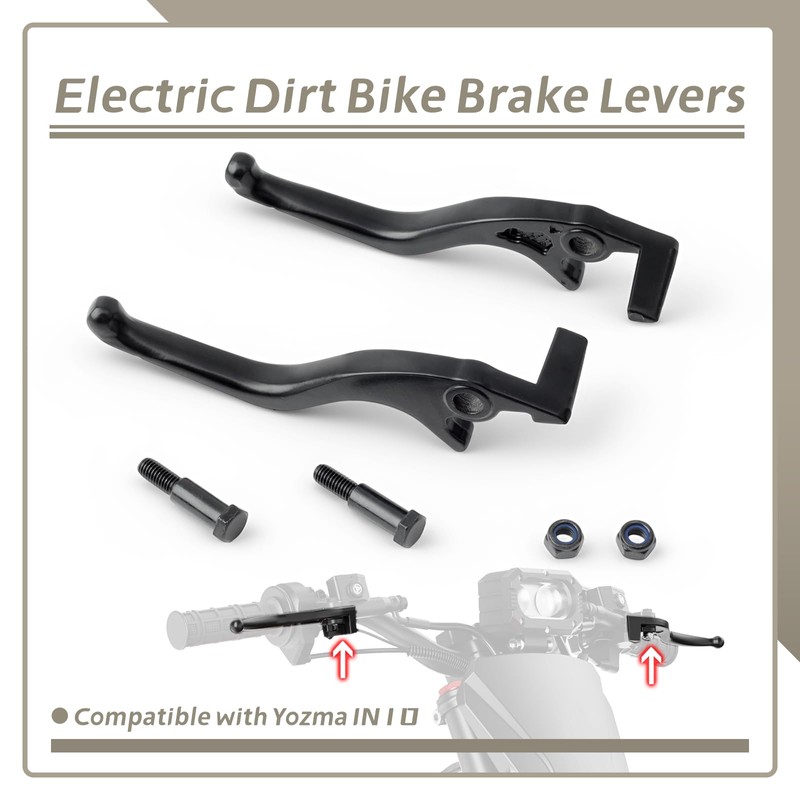 YIYANTO E-Bike Brake Levers Compatible with Yozma IN10 Electric Dirt