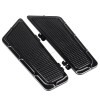 Unbranded Black CNC Driver Stretched Floorboard For Harley Touring Softail