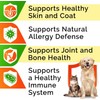 STRELLALAB Salmon Oil Omega 3 for Dogs - 32oz Fish