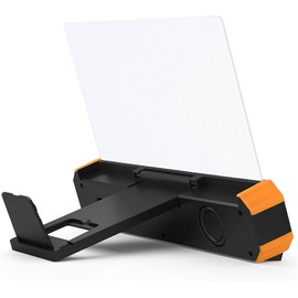 16 Inch Screen Magnifier, 3D Magnifier Projector Screen, Foldable Phone Stand with Screen Amplifier – Compatible with All Smartphones