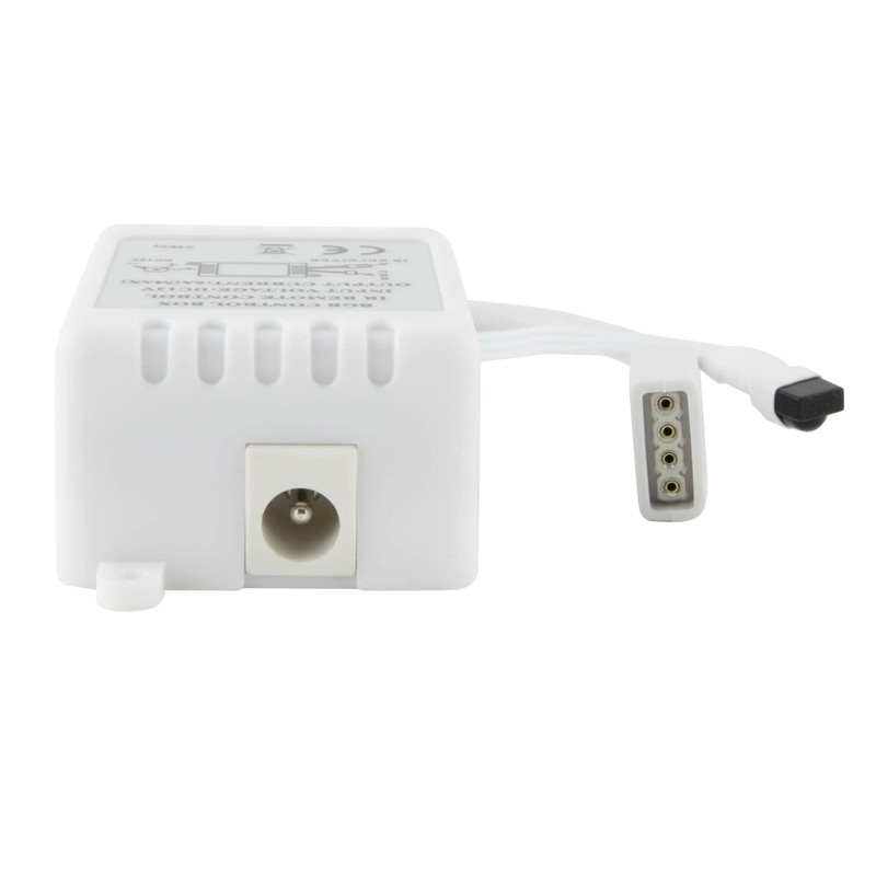 IR RGB Stripe Controller 24 Key, White, White