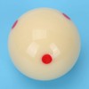 Alomejor Red Dot Spot Pool Ball, 2.25" White Match Ball